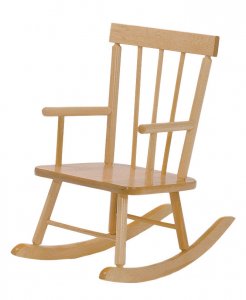 ROCKING CHAIR  MADE WITH SOLID MAPLE SEAT HEIGHT 10" BJ-410