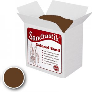 Sandtastik® Classpack Colored Sand, Brown 25 Lbs SS1151BR  