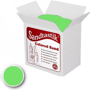 Sandtastik® Classpack Colored Sand,Fluorescent Green [SS1151FG]