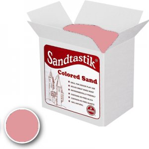 Sandtastik® Classpack Colored Sand, Rose [SS1151RO] 25Lbs