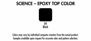 Science Lab Wall Work Counter 3/4" Black Epoxy  84170 J36 (25)