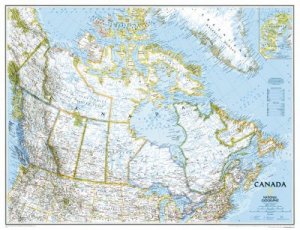 National Geographic - Canada Map