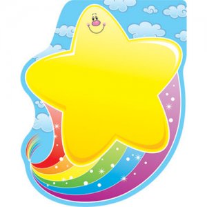 Star with Rainbow Notepads A15-151009 