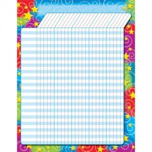 Stars n Swirls Large Incentive Incentive Chart B56-73355 