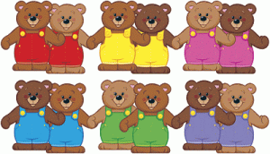 Classic Accents Variety Pack Linking Bears [T10943]