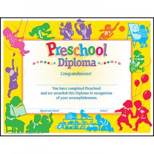 Preschool Classic Diploma Certificate T-17001
