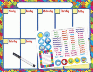 Jigsaw Weekly Calendar [T27809]