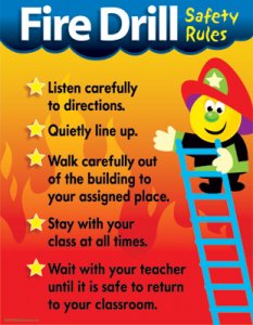 Fire Drill Safety Rules [T38007]