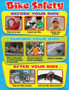 Learning Charts Bike Safety [T38236]