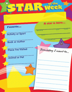 Learning Charts Star of The Week [T38268]