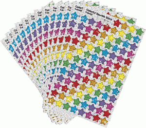 Colourful Sparkle Stars [T46910]
