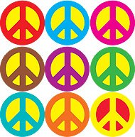 Peace Signs superSpots® Stickers Value Pack T-46924
