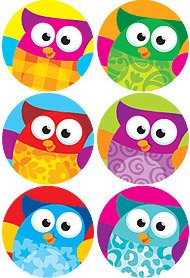 Owl-Stars!™ superSpots® Stickers Value Pack T-46925