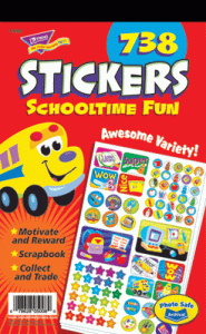 Sticker Pads Schooltime Fun 738 Stickers [T5008]