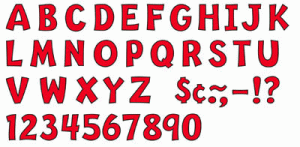 Ready Letters Playful Ready Letters Red 2" [T79722]