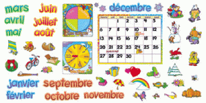 Monthly Calendar French [T8045]