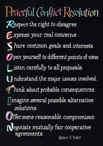 ARGUS Large Posters Peaceful Conflict Resolution [TA62426]