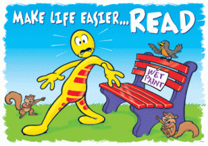 ARGUS Large Posters MAKE LIFE EASIER...READ [TA67213]