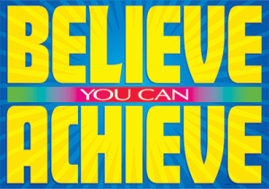 ARGUS Large Posters BELIEVE YOU CAN ACHIEVE [TA67219]