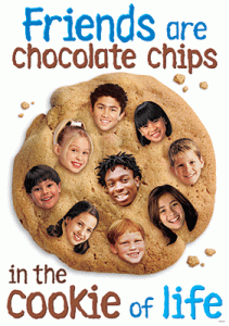 ARGUS Large Posters Friends are chocolate chips [TA67222]
