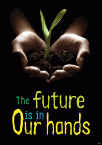 ARGUS Large Posters The future is in Our hands TA67298