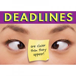 Argus Poster.Deadlines are closer than they appear [TA67313]