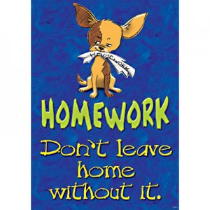 Argus Poster.Homework: Don't leave home [TA67320]