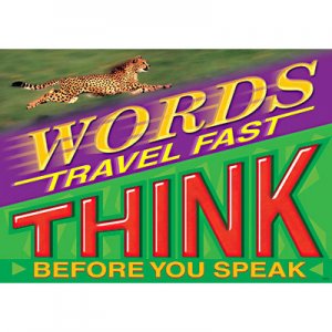 Argus Poster.Words travel fast [TA67330]