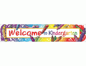 Welcome to Kindergarten Banner [TCR4570]