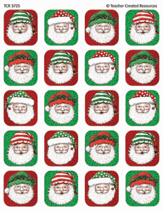 Stickers ME Santa Trio [TCR5725]