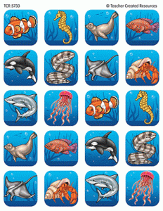 Stickers Ocean Life [TCR5733]