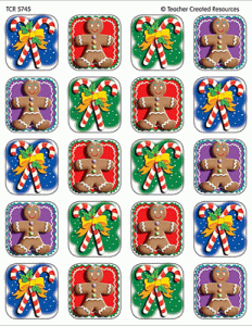 Stickers Candy Canes/Gingerbread [TCR5745]