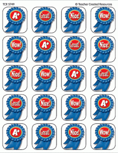 Stickers Blue Ribbon [TCR5749]