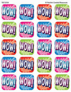Stickers WOW [TCR5754]