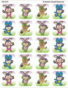 Stickers Easter Kids [TCR5773]