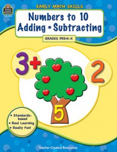 Early Math Skills: Numaber to 10 Adding+Subtracting [TCR8105]