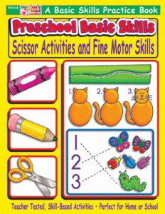 Preschool Scissor Activity and Fine Motor Skills [TF1310]
