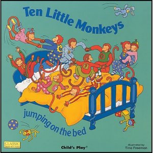 Ten Little Monkeys Book and CD A90-9781904550679