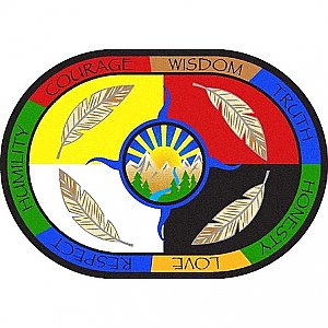 Traditional Teachings™ 5'4" x 7'8"Oval Rugs1916-CC