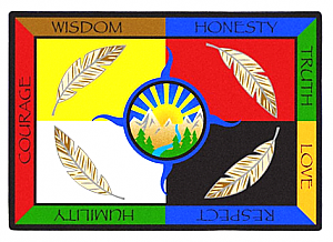 Traditional Teachings™ Rectangle Rugs 1916-G