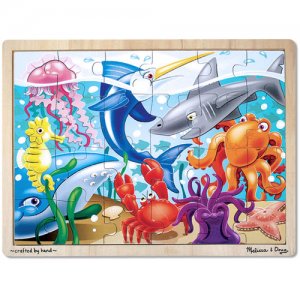 Underwater Jigsaw Puzzle 24 pcs W/Tray D54-22938 