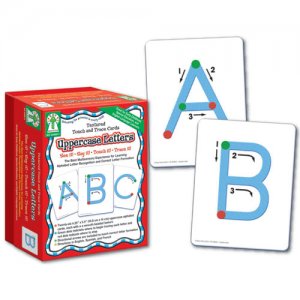Uppercase Letter Textured Touch And Trace Cards (A15-KE846011)