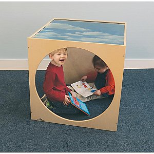 Acrylic Top Play House Cube With Floor Mat Set - WB2122