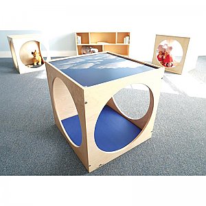 Acrylic Top Play House Cube With Floor Mat Set - WB2122
