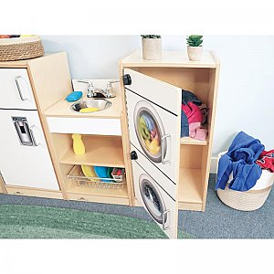 Let's Play Toddler Kitchen Ensemble White WB2070
