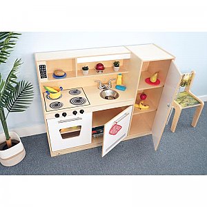 Contemporary Kitchen Combo White WB7451W