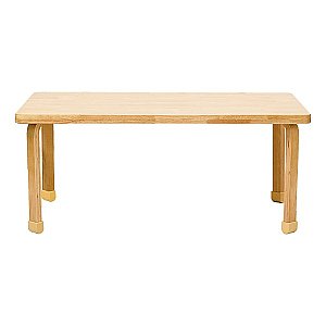 Natural Wood Rectangle Table Only 30x48 AB7810