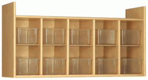 Eco™ Wall Mounted Diaper Storage w/ Trays [3081A73-TOT]