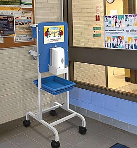 Single Student Hand Sanitizer Station - Premium Model SAN100