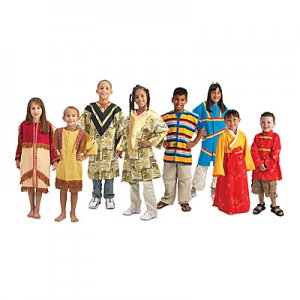 Multicultural Dress-Ups Set of 8 BNW-CM80